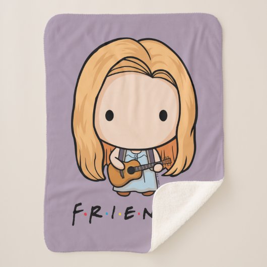 FRIENDS™ | Phoebe Chibi Sherpa Deken (Voorkant)