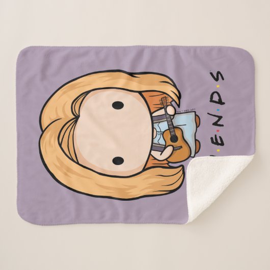 FRIENDS™ | Phoebe Chibi Sherpa Deken (Voorkant (horizontaal))