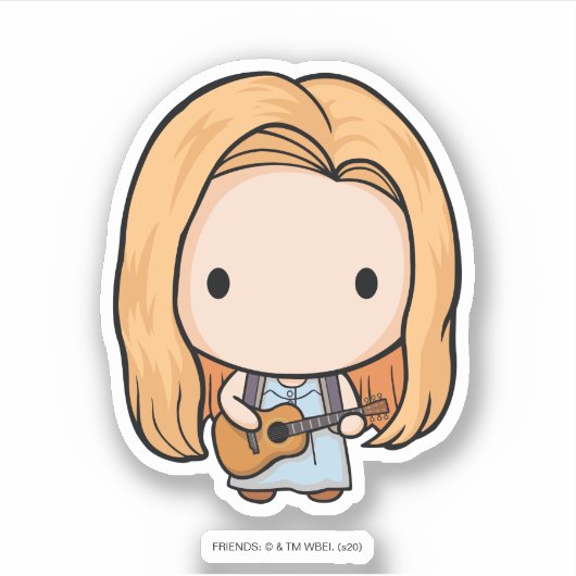 FRIENDS™ | Phoebe Chibi Sticker (Voorkant)