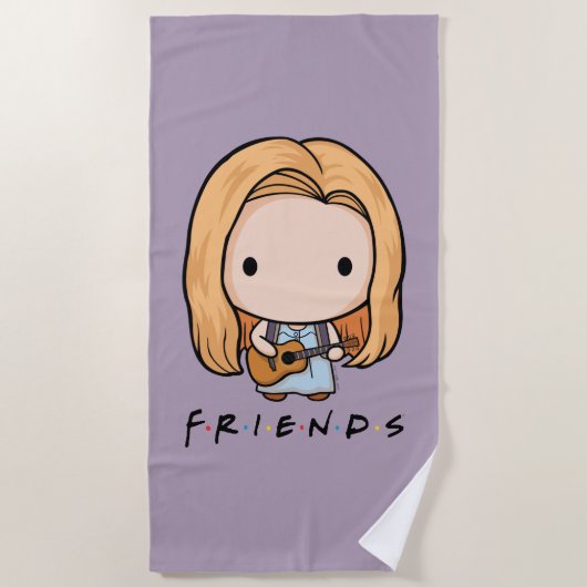 FRIENDS™ | Phoebe Chibi Strandlaken (Voorkant)