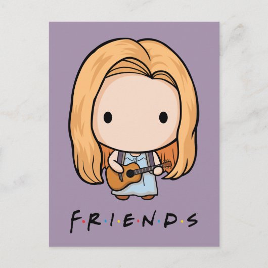 FRIENDS™ | Phoebe Chibi Uitnodiging Briefkaart (Voorkant)