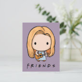 FRIENDS™ | Phoebe Chibi Uitnodiging Briefkaart (Staand voorkant)