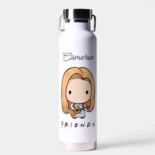 FRIENDS™ | Phoebe Chibi | Voeg je naam toe Waterfles (Voorkant)