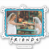 FRIENDS™ | Phoebe en Monica in Weddenschappen Sticker (Voorkant)