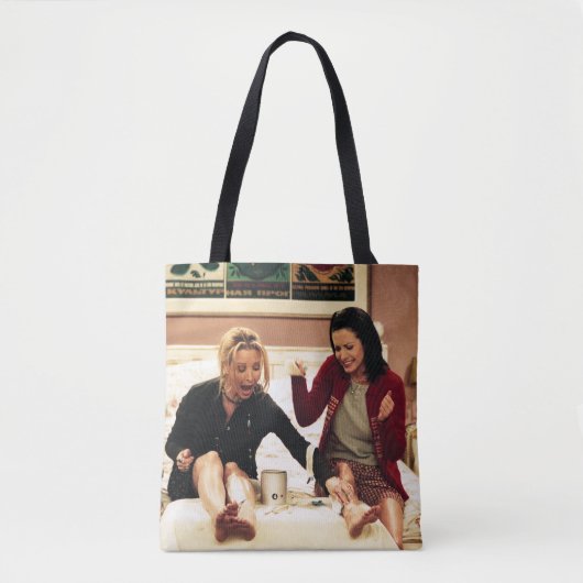 FRIENDS™ | Phoebe en Monica Waxing Legs Tote Bag (Voorkant)