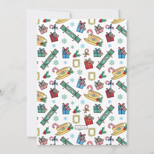 FRIENDS™ Photo Holiday kerstbord Kaart (Achterkant)