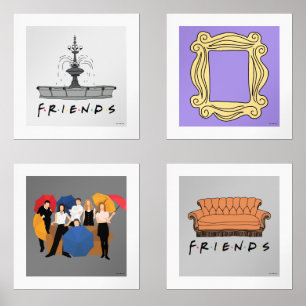 FRIENDS™-pictogrammen Muurkunst Sets
