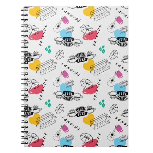 FRIENDS™ | Pictogrampatroon Notitieboek (Voorkant)