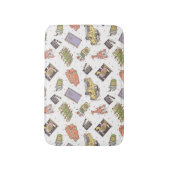 FRIENDS™ | Pictogrampatroon Polka Dot Badmat (Voorkant Verticaal)