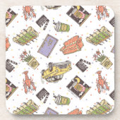 FRIENDS™ | Pictogrampatroon Polka Dot Bier Onderzetter (Voorkant)