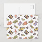 FRIENDS™ | Pictogrampatroon Polka Dot Briefkaart (Voorkant / Achterkant)