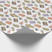 FRIENDS™ | Pictogrampatroon Polka Dot Cadeaupapier (Hoek)