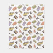 FRIENDS™ | Pictogrampatroon Polka Dot Fleece Deken (Voorkant)