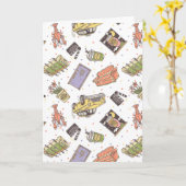 FRIENDS™ | Pictogrampatroon Polka Dot Kaart (Gele Bloem)