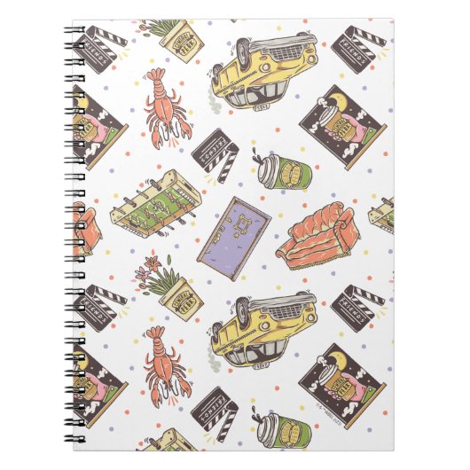 FRIENDS™ | Pictogrampatroon Polka Dot Notitieboek (Voorkant)