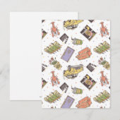 FRIENDS™ | Pictogrampatroon Polka Dot Notitiekaartje (Voorkant / Achterkant)