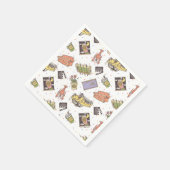 FRIENDS™ | Pictogrampatroon Polka Dot Servet (Hoek)