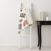 FRIENDS™ | Pictogrampatroon Polka Dot Sherpa Deken (In situ)