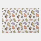 FRIENDS™ | Pictogrampatroon Polka Dot Theedoek (Horizontaal)