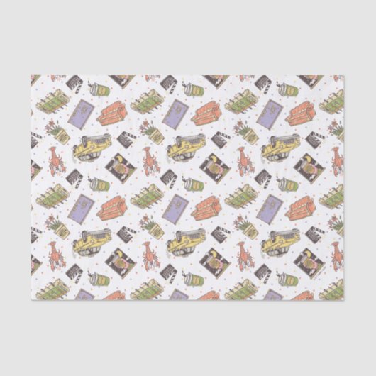 FRIENDS™ | Pictogrampatroon Polka Dot Tissuepapier (Voorkant)