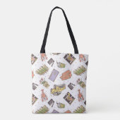FRIENDS™ | Pictogrampatroon Polka Dot Tote Bag (Achterkant)