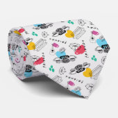 FRIENDS™ | Pictogrampatroon Stropdas (Opgerold)