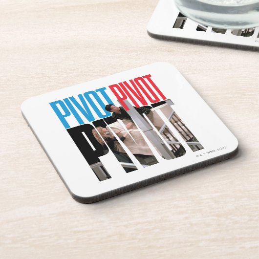 FRIENDS™ | PIVOT-quote Bier Onderzetter (Linkerzijde)