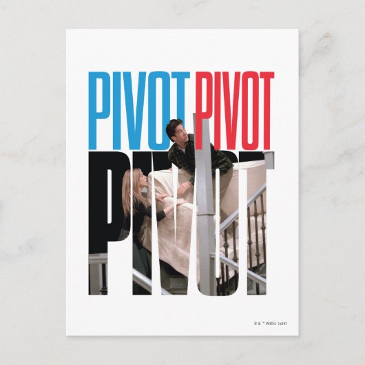 FRIENDS™ | PIVOT-quote Briefkaart (Voorkant)