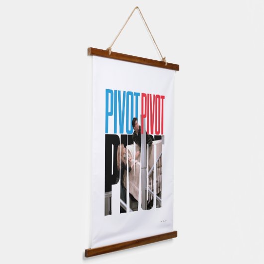 FRIENDS™ | PIVOT-quote Hangend Wandkleed (Gebogen)