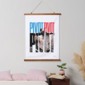FRIENDS™ | PIVOT-quote Hangend Wandkleed (Slaapkamer)