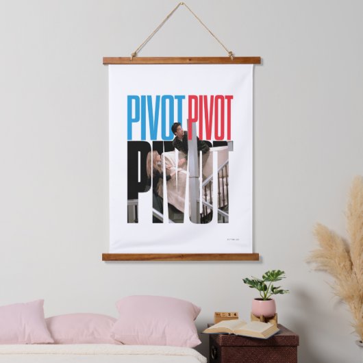 FRIENDS™ | PIVOT-quote Hangend Wandkleed (Slaapkamer)