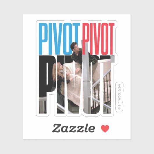 FRIENDS™ | PIVOT-quote Sticker (Vel)