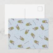 FRIENDS™ | Polka Dot Central Perk Pattern Briefkaart (Voorkant / Achterkant)