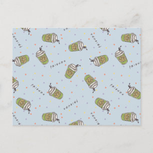 FRIENDS™ Polka Dot Central Perk Pattern Briefkaart