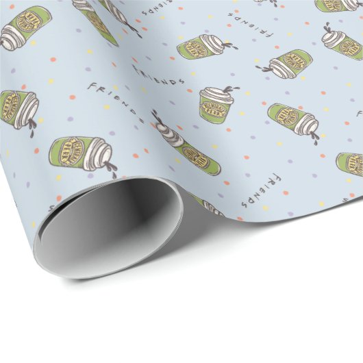 FRIENDS™ | Polka Dot Central Perk Pattern Cadeaupapier (Rol Hoek)