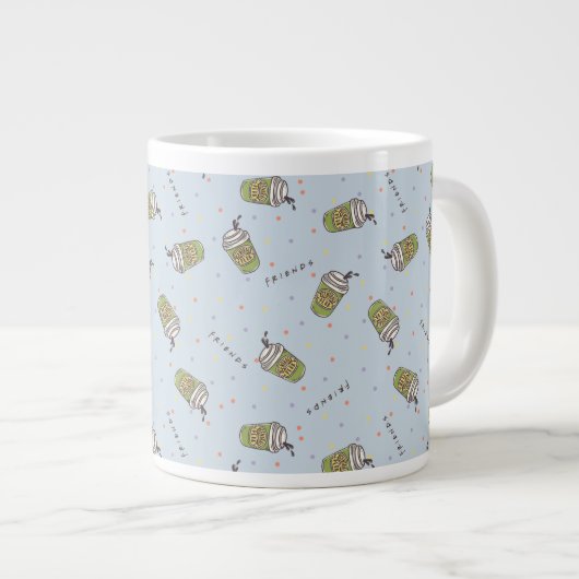 FRIENDS™ | Polka Dot Central Perk Pattern Grote Koffiekop (Voorkant rechts)