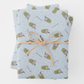 FRIENDS™ | Polka Dot Central Perk Pattern Inpakpapier Vel (In situ)