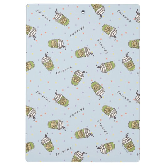 FRIENDS™ | Polka Dot Central Perk Pattern Klembord (Achterkant)