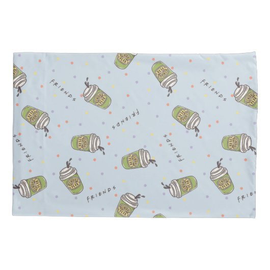 FRIENDS™ | Polka Dot Central Perk Pattern Kussensloop (Achterkant)