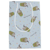 FRIENDS™ | Polka Dot Central Perk Pattern Medium Cadeauzakje (Voorkant)