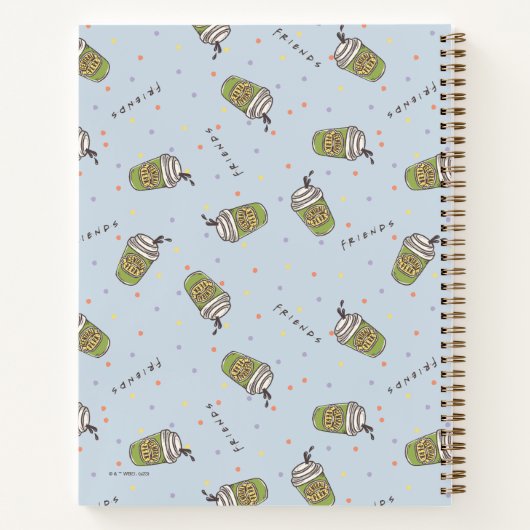 FRIENDS™ | Polka Dot Central Perk Pattern Notitieboek (Achterkant)