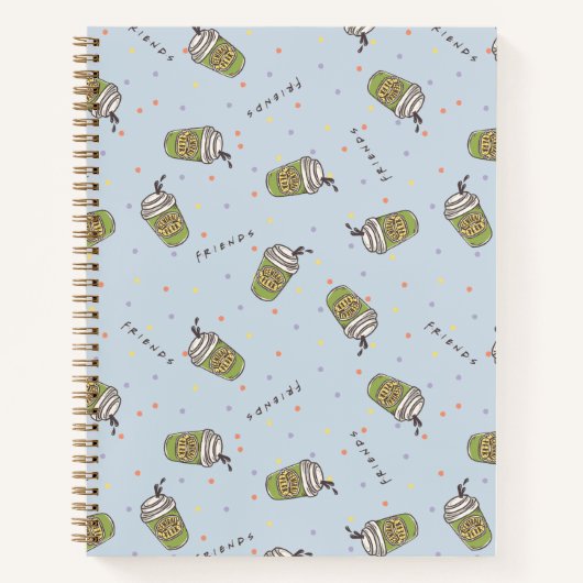 FRIENDS™ | Polka Dot Central Perk Pattern Notitieboek (Voorkant)