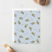 FRIENDS™ | Polka Dot Central Perk Pattern Notitiekaartje (Voorkant / Achterkant in situ)