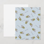 FRIENDS™ | Polka Dot Central Perk Pattern Notitiekaartje (Voorkant / Achterkant)