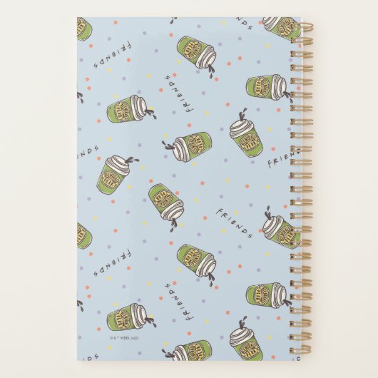 FRIENDS™ | Polka Dot Central Perk Pattern Planner (Achterkant)