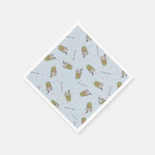 FRIENDS™ | Polka Dot Central Perk Pattern Servet (Hoek)