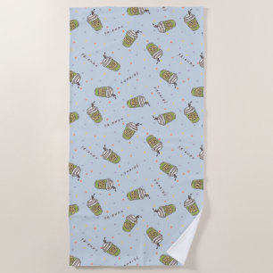 FRIENDS™ Polka Dot Central Perk Pattern Strandlaken