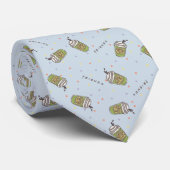 FRIENDS™ | Polka Dot Central Perk Pattern Stropdas (Opgerold)