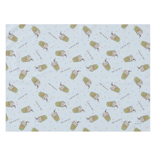 FRIENDS™ | Polka Dot Central Perk Pattern Tafelkleed (Voorkant (Horizontaal))