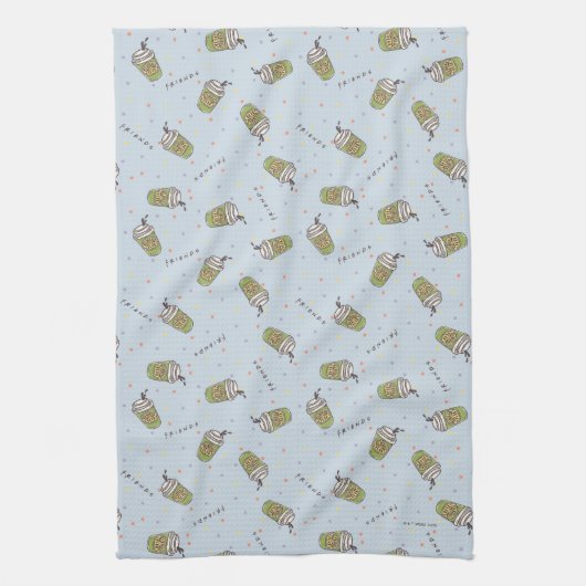 FRIENDS™ | Polka Dot Central Perk Pattern Theedoek (Verticaal)